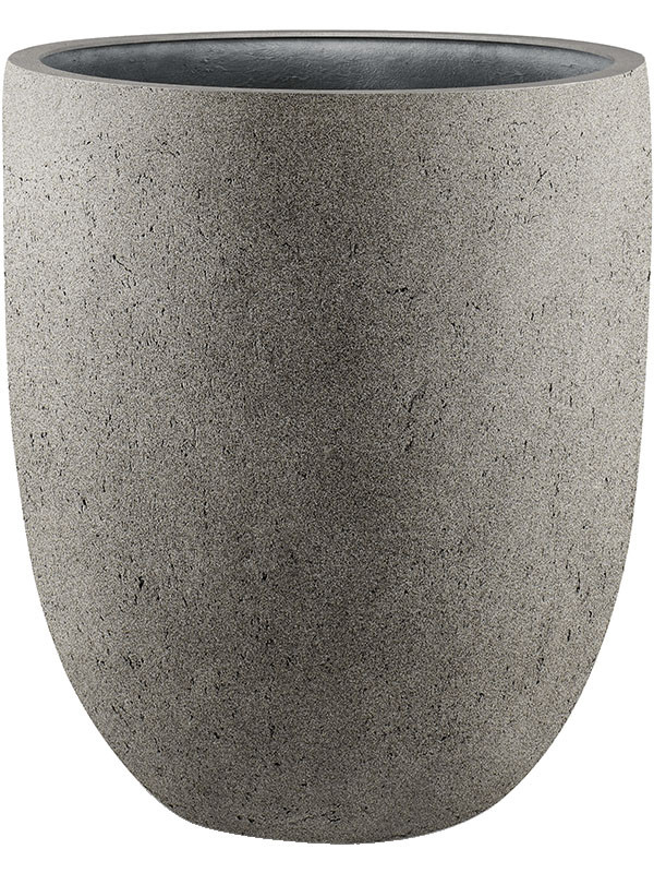 Кашпо Grigio tall egg pot naturel concrete
