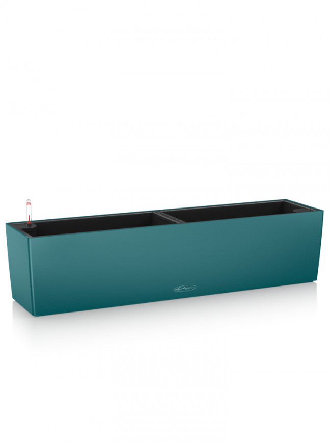 Кашпо Lechuza Balconera Color 80 (бирюзовый) с автополивом