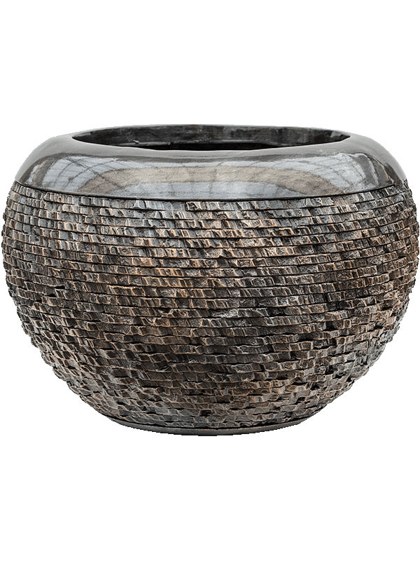 Кашпо Baq luxe lite universe layer globe bronze