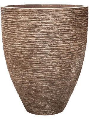 Кашпо Baq polystone coated ribbed couple rock