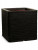 Кашпо Capi nature row nl planter square black