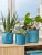 Кашпо The ocean collection round atlantic blue