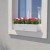 Кашпо Lechuza Balconera Cottage 80 (белый) с автополивом