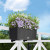 Кашпо Lechuza Balconera Cottage 80 (гранит) с автополивом