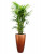 Кашпо Baq metallic silver leaf partner matt copper (with liner)