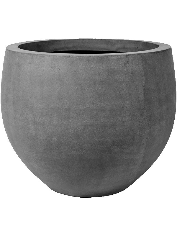 Кашпо Natural orb m grey