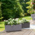 Кашпо Lechuza Balconera Stone 50 (графитовый черный) с автополивом