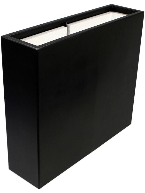 Кашпо Vepo betula rectangle anthracite