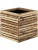 Кашпо Marrone orizzontale (with liner) cube naturel Кашпо Marrone orizzontale (with liner) cube naturel