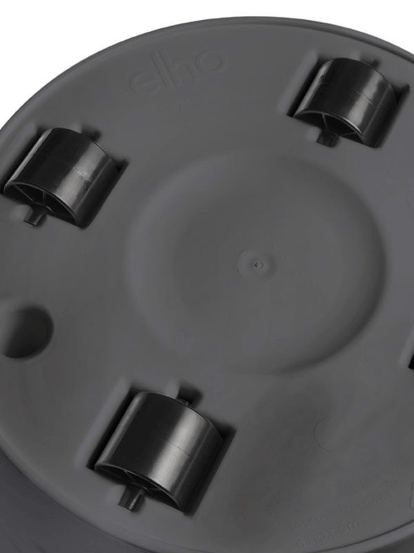 Кашпо Loft urban round with wheels anthracite