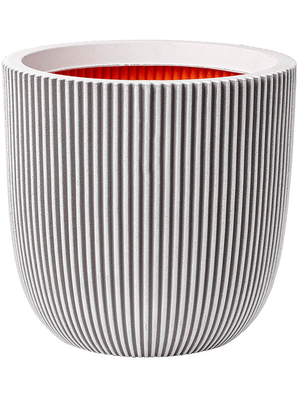 Кашпо Capi nature groove nl planter ball ivory Кашпо Capi nature groove nl planter ball ivory