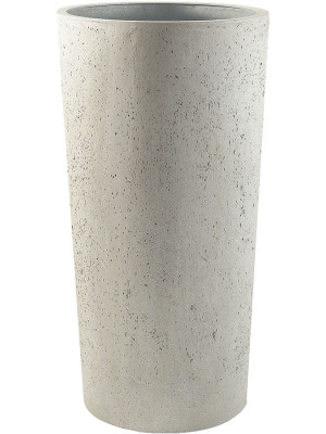 Кашпо Grigio vase tall antique white-concrete