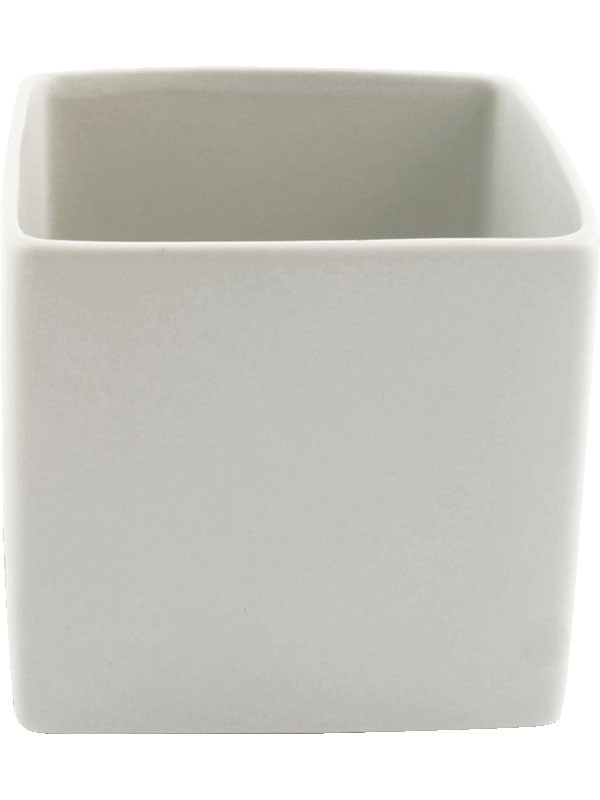 Кашпо Basic square minipot white