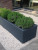 Кашпо Polycube anthracite rectangle