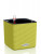 Кашпо Lechuza Cube Color (лайм) с автополивом