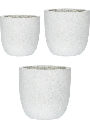 Кашпо Capi lux terrazzo planter ball light grey (набор 3 шт)