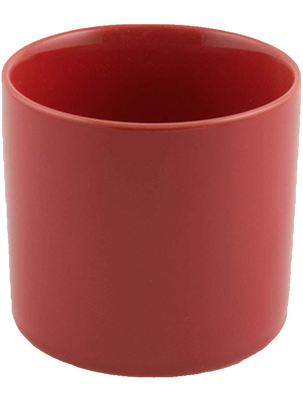 Кашпо Basic cylinder minipot red