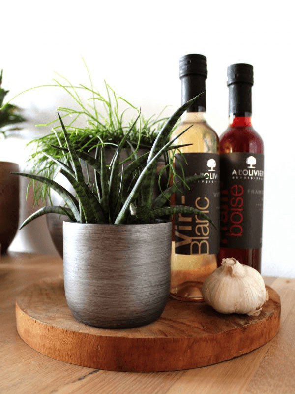 Кашпо Capi lux retro planter ball silver