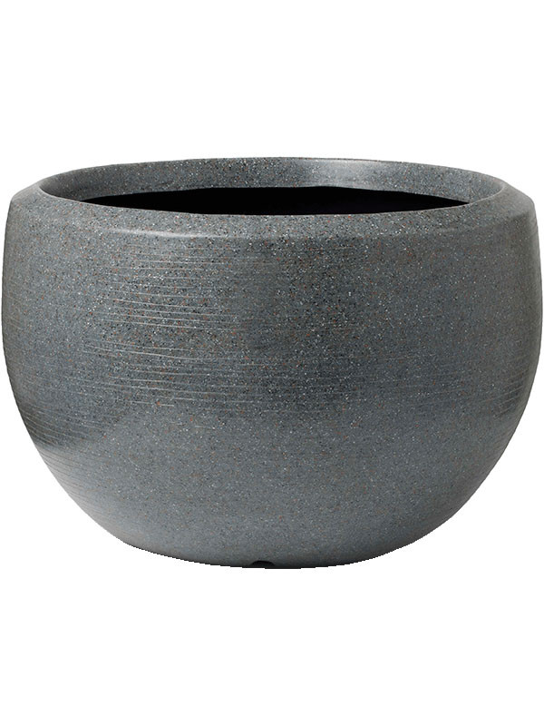 Кашпо Capi arc granite vase ball anthracite