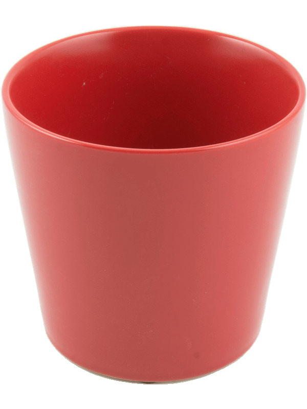 Кашпо Basic round minipot red