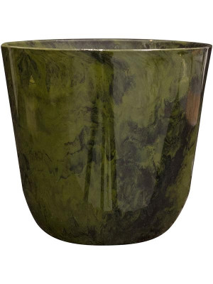 Кашпо Palermo pot marble green
