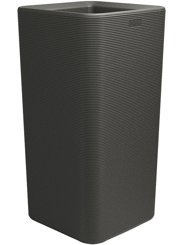 Кашпо Otium linea black cork