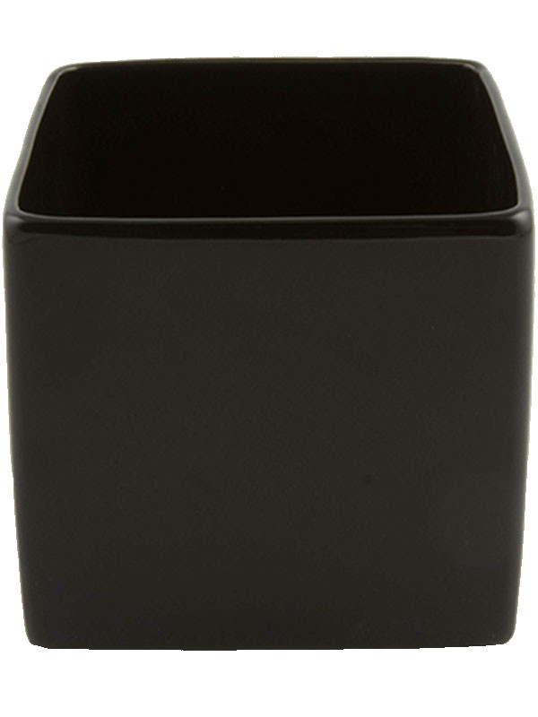 Кашпо Basic square minipot black