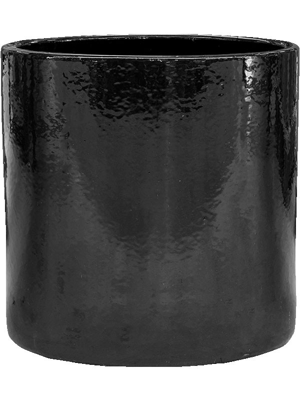 Кашпо Cylinder pot black