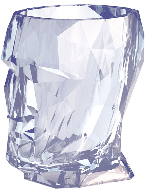 Кашпо Adan nano glossy pot clear cristal