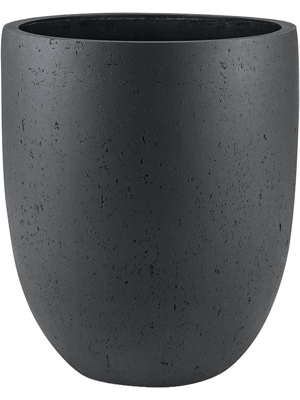 Кашпо Grigio tall egg pot antracite concrete