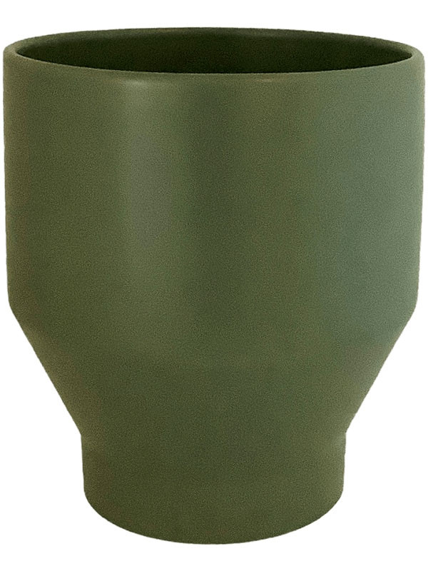 Кашпо Land pot matt olive