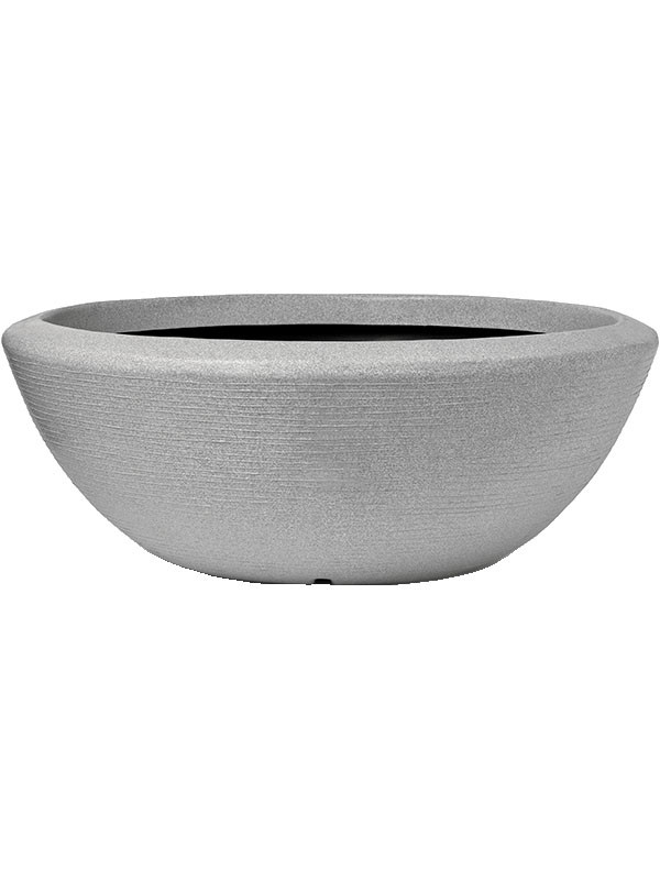 Кашпо Capi arc granite bowl low ivory Кашпо Capi arc granite bowl low ivory